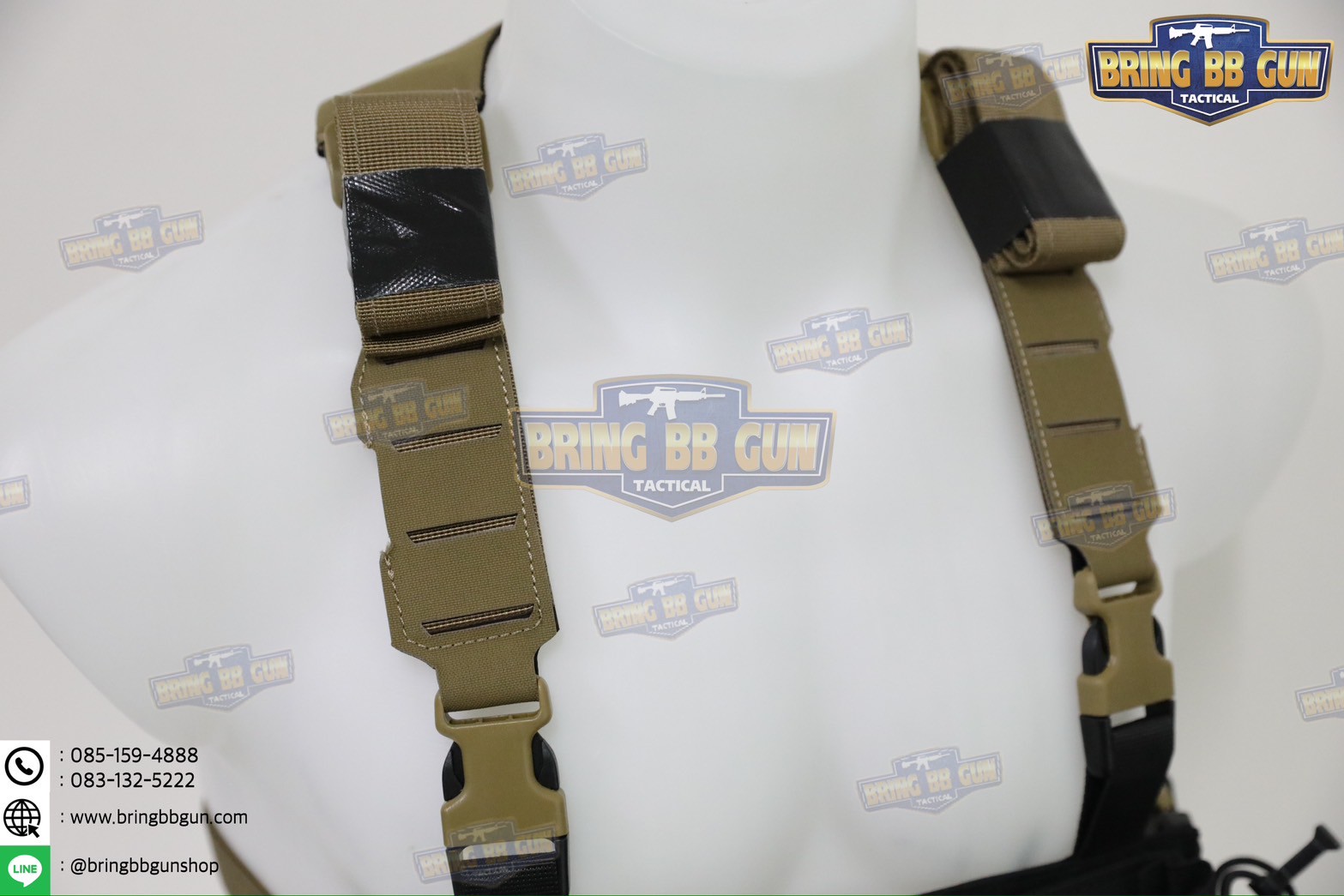 สายโยงบ่า (Chest Rig Harness) (สายโยงบ่าแบบแต่ง)