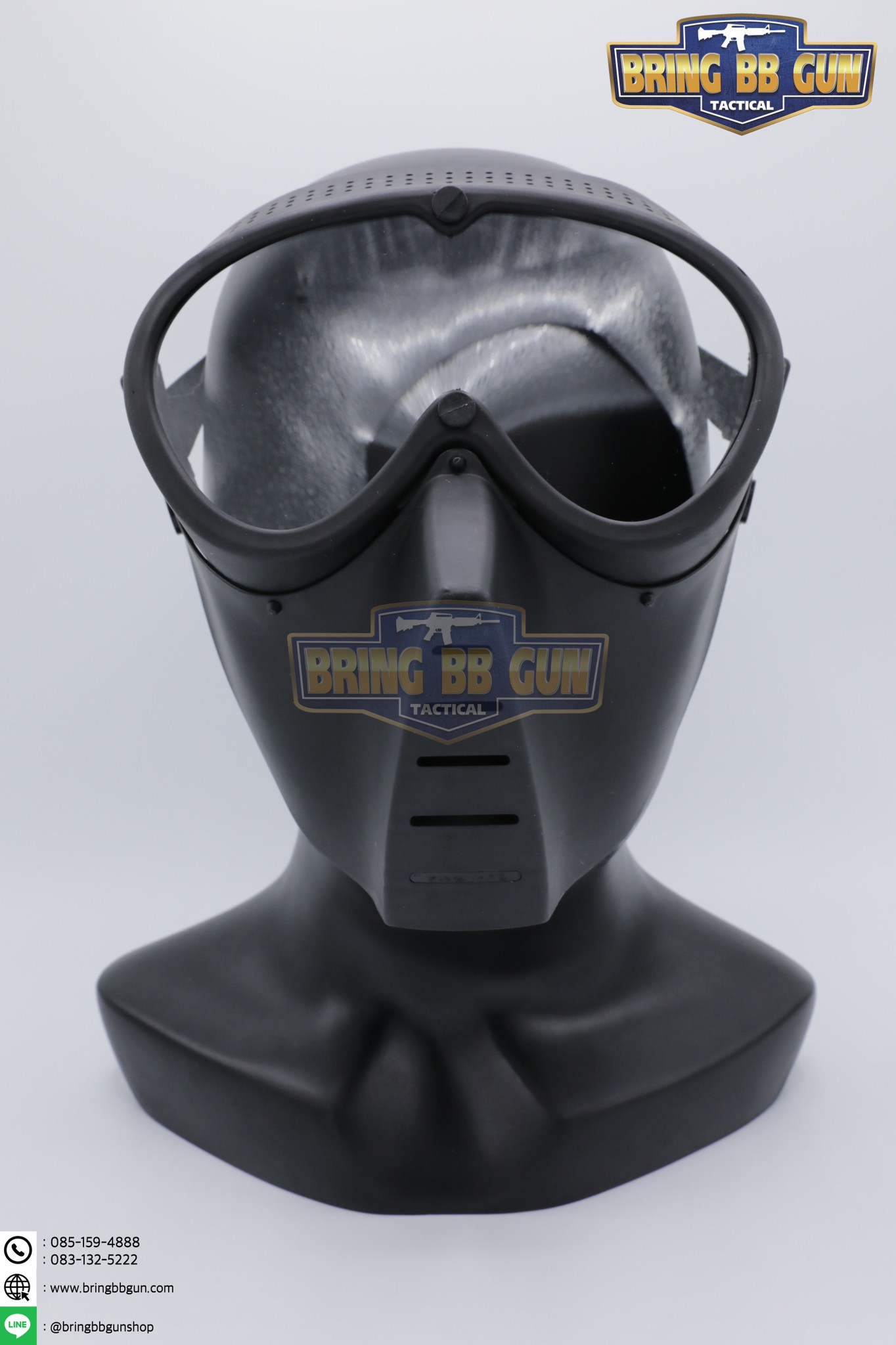 หน้ากากลิง มี2รุ่นให้เลือก รุ่นเลนส์กระจก รุ่นเลนส์ตระแกรง