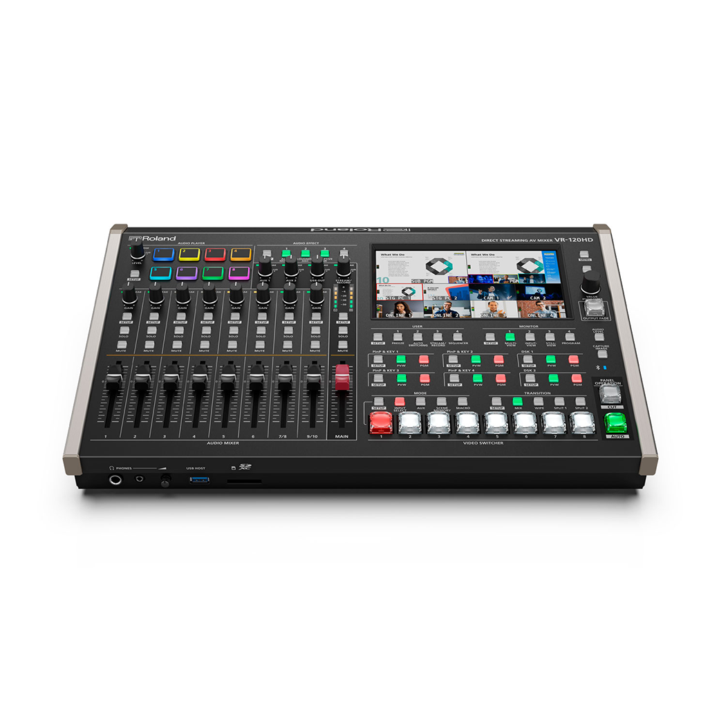 Roland VR-120HD วิดีโอ สวิตเชอร์ สำหรับงานสตรีม