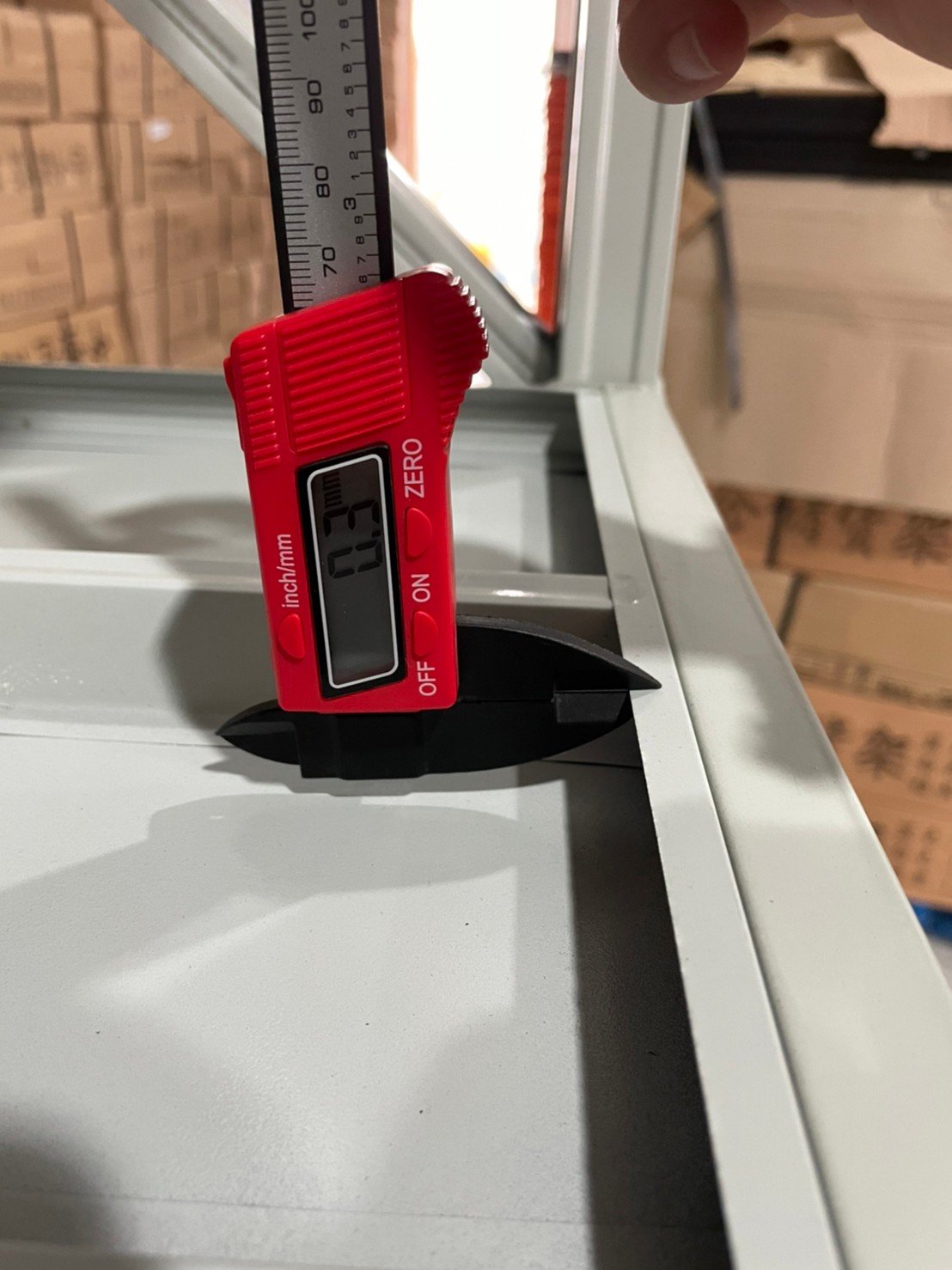 ชั้นวางเหล็ก Micro Rack W150 x D60 x H200 cm. สีขาว(อมเทา)