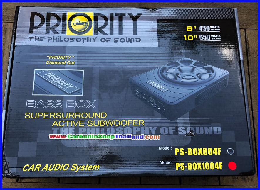 PRIORITY PS-BOX 1004 F ซับบ็อก/ซับบ็อก คุณภาพสูง ขนาด 10 นิ้ว