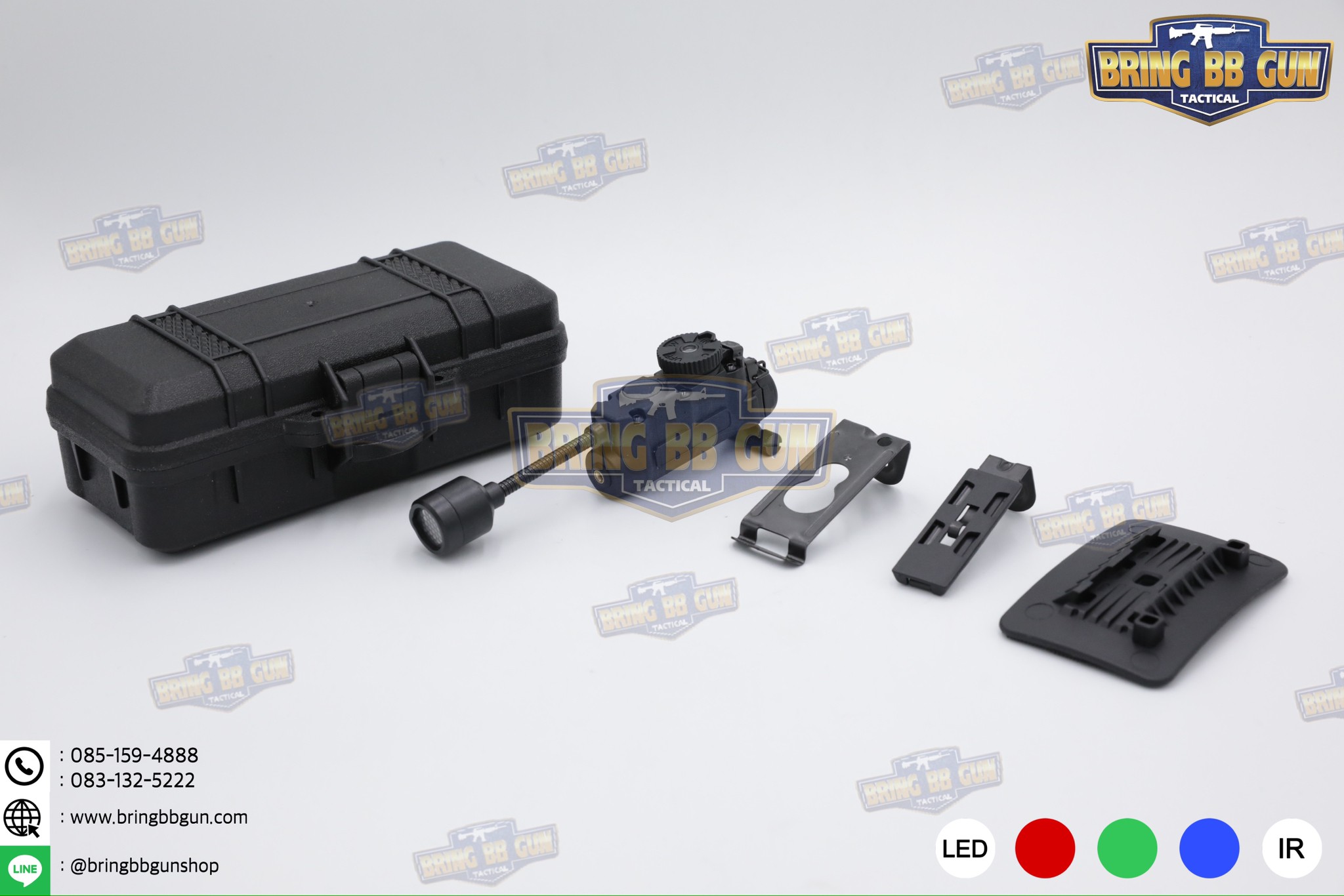 ไฟฉายติดหมวก Sidewinder Stalk (Military Helmet Light System with Flexible Stalk) (ไฟฉายติดหมวกทรงStreamlight)