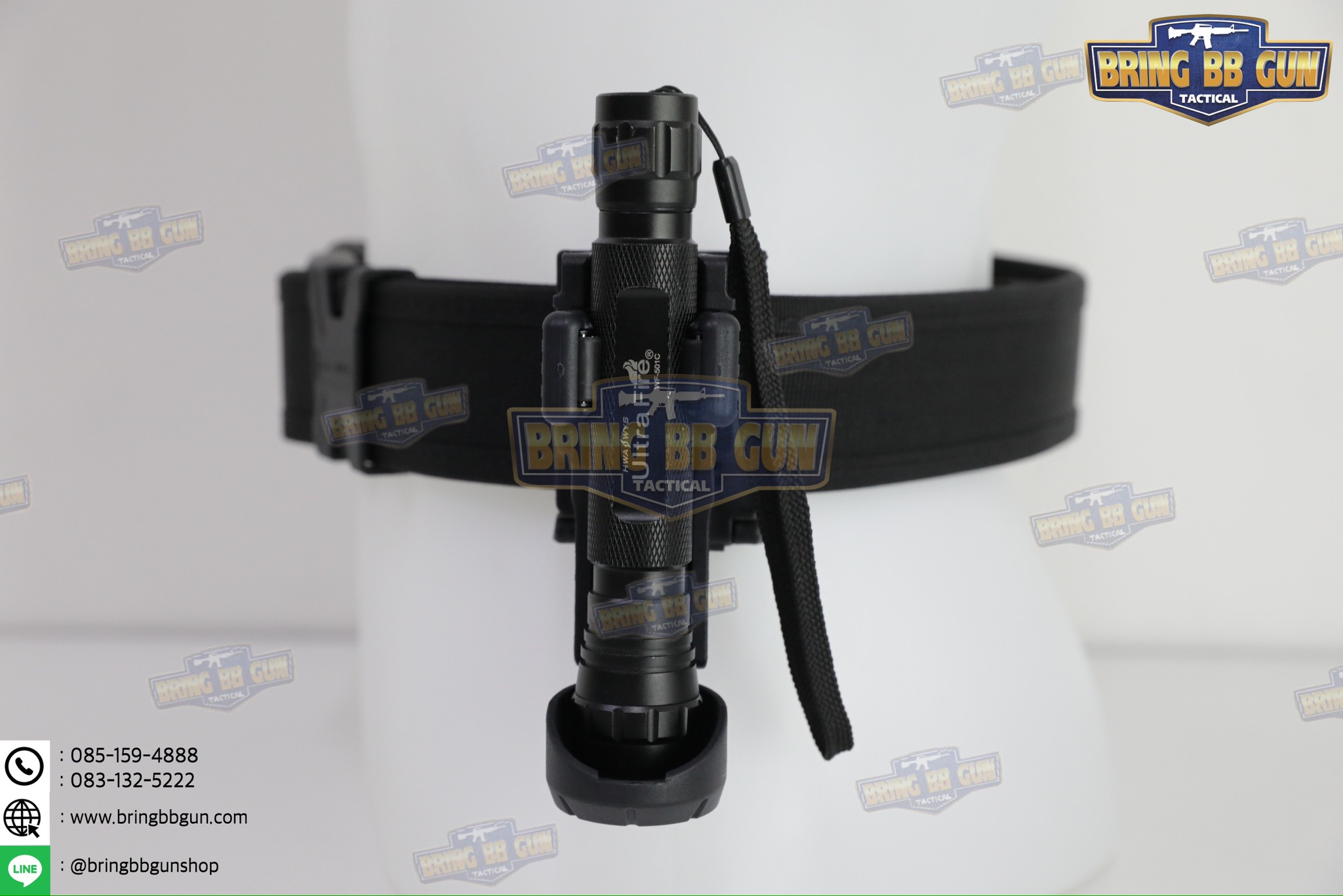 ซองไฟฉายแบบปลดไว รุ่น TR (Tactical Quick Draw Flashlight Holster) (Tactical Flashlight Holder)