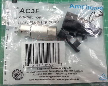 Amphenol AC3F Audio Jack Cannon XLR ตัวเมียคุณภาพสุดยอด ของแท้ 100เปอร์เซนต์