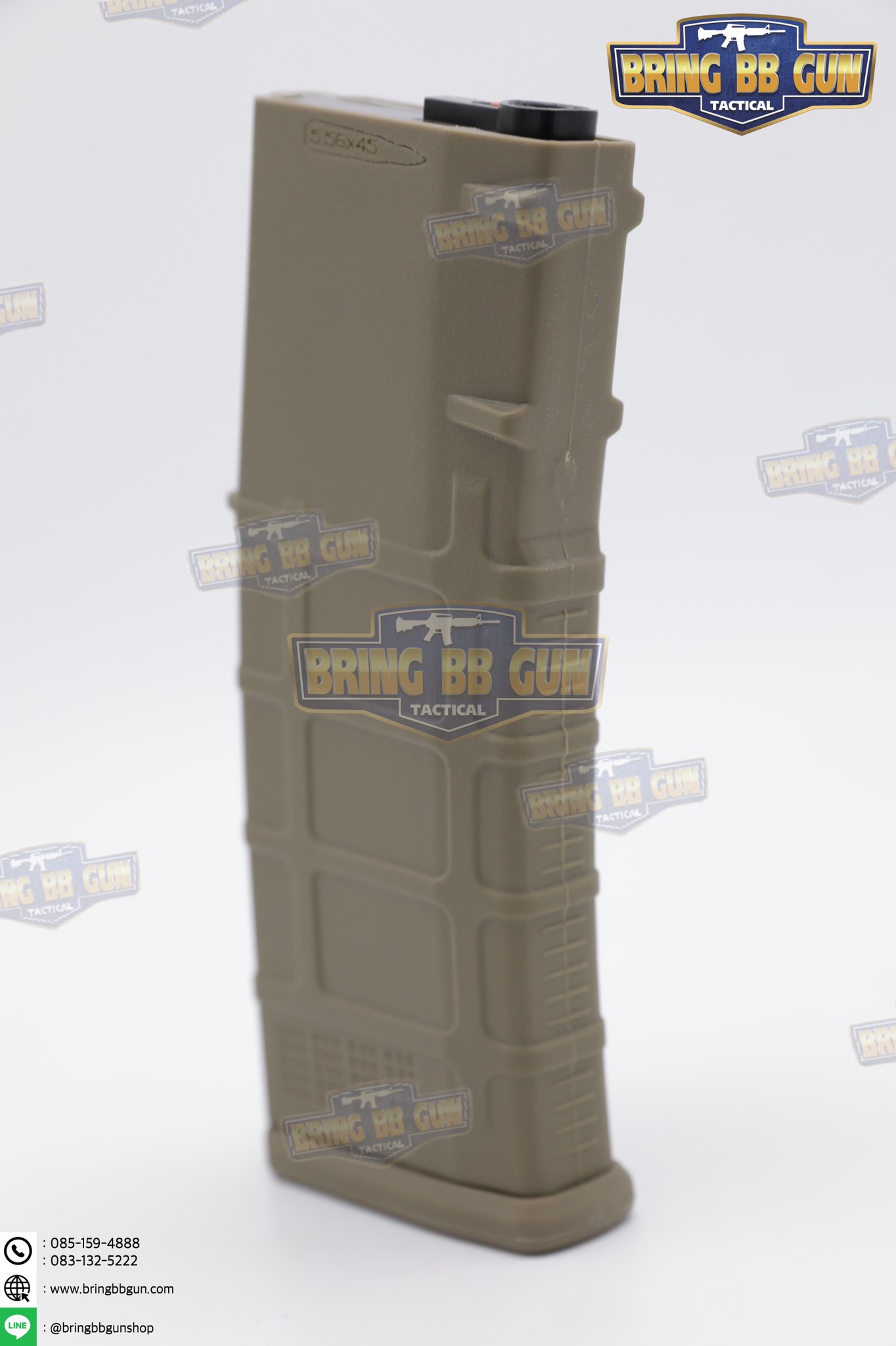 แม็กกาซีน M4 แบบstand(ไม่ต้องปั่น) ทรง P-mag (P-mag Mid-cap magazine)