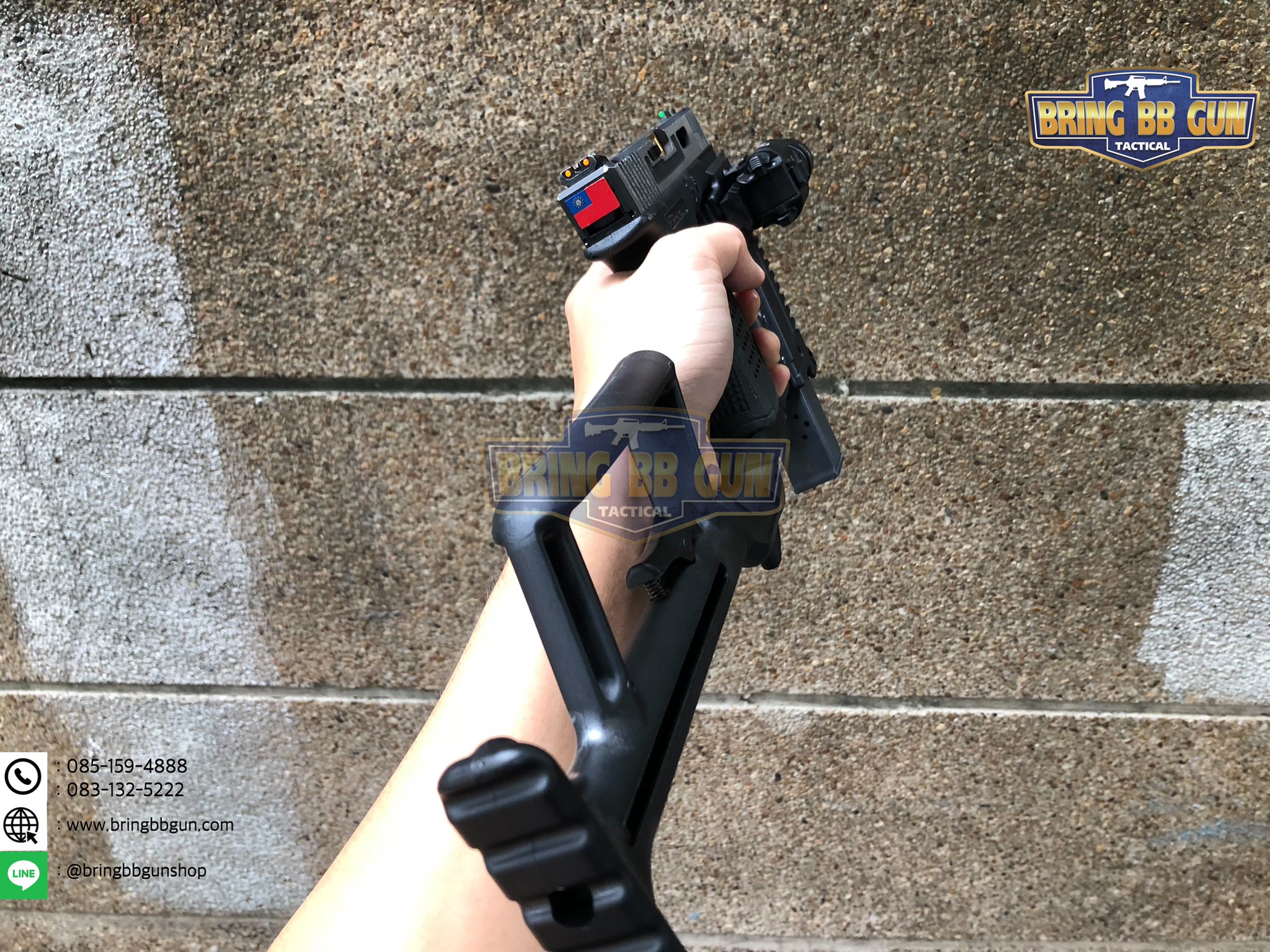 กริ๊ปมือหน้าปืน Glock ทรง Kriss