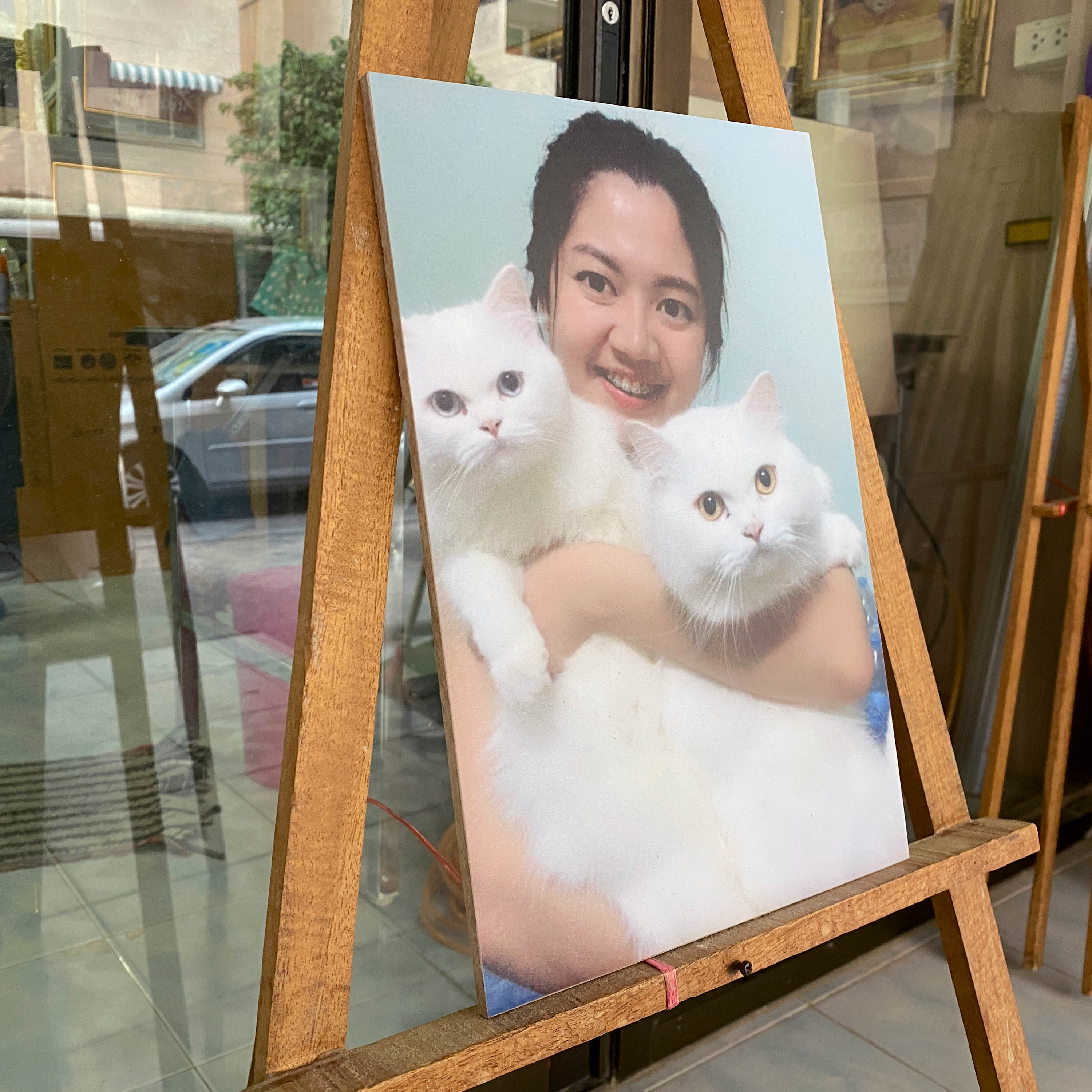 กรอบรูปลอยบอร์ดไดคัด 12x18นิ้ว