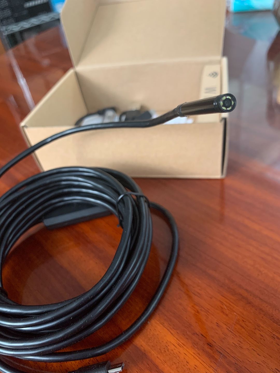 Cable Cam กล้องสาย สำหรับที่แคบ ท่อ กล้องงู wifi ถ่ายที่แคบ ยาว 5 เมตร Snake Cam Box wifi