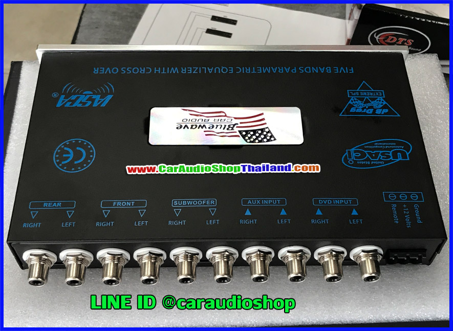 ปรีแอมป์ 5 แบนด์ คุณภาพดี BLUEWAVE BW-555 (รุ่นนี้วงจรและเสียงดีสุด จำนวนจำกัด)