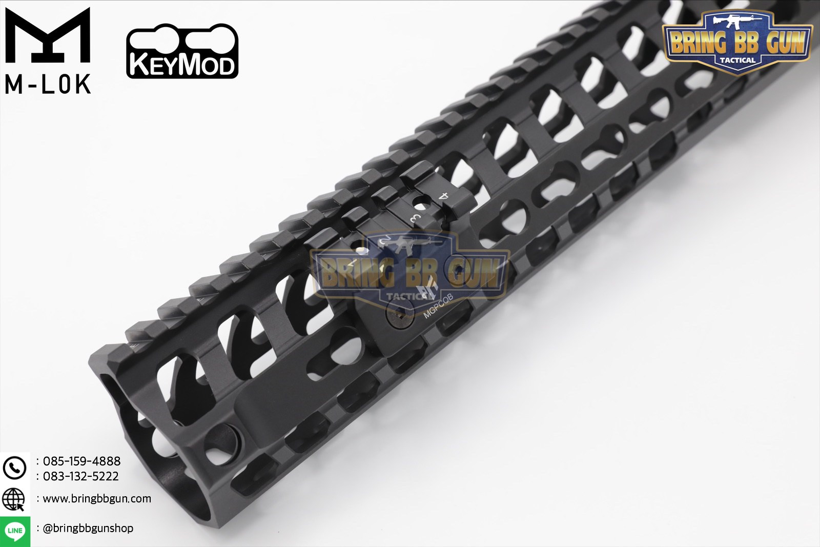 รางเฉียง ระบบ M-Lock/Keymod ยี่ห้อ MGPCQB