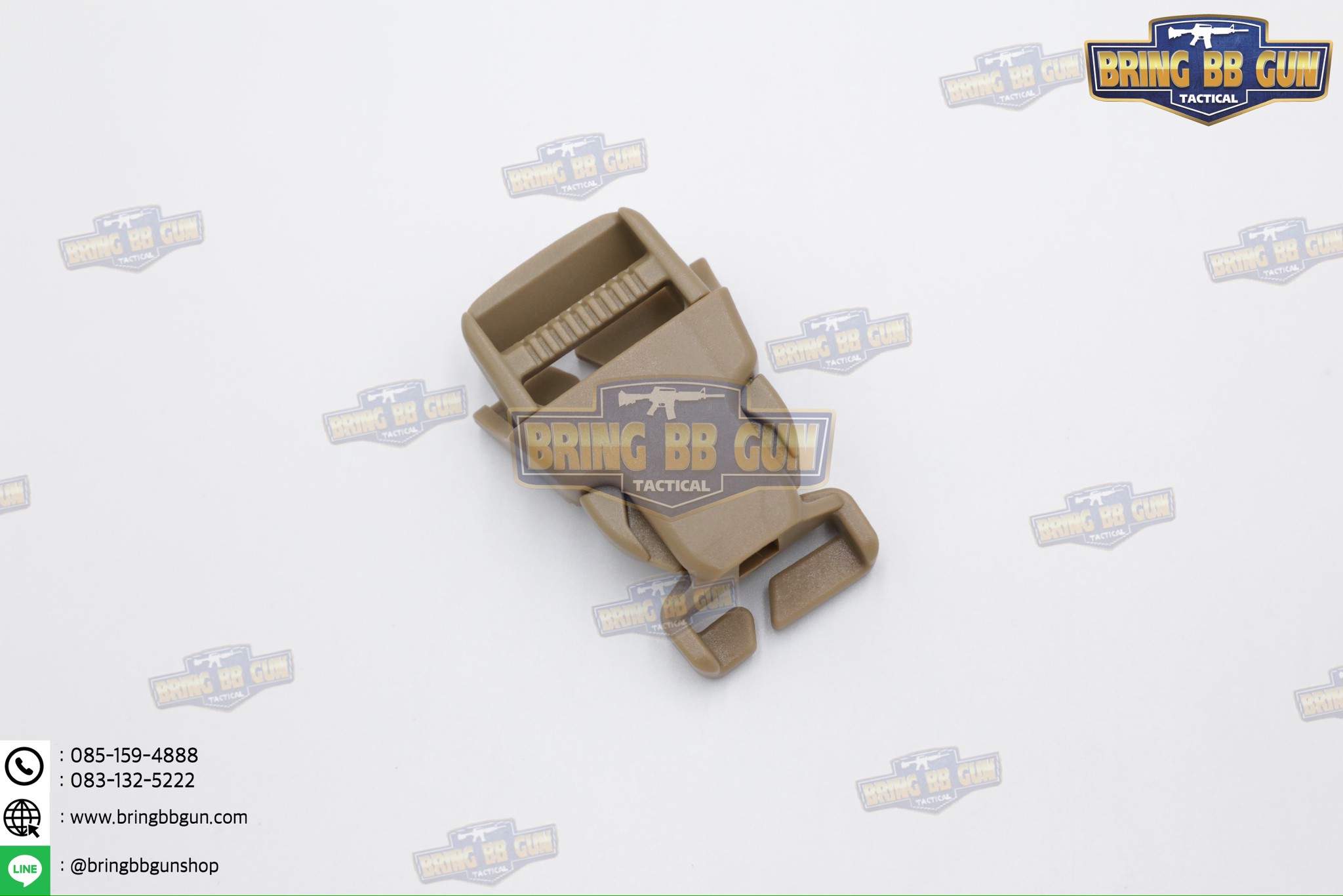 ตัวล็อคก้ามปู Molle Buckle ทรง ดูราเฟล็กซ (Mojave Dual Quick Attach Buckle) (ก้ามปูเสริมแต่งเวส) (Side Release Buckle) (Molle Buckle)