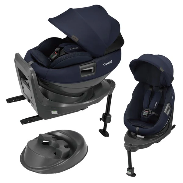 คาร์ซีทมือสอง Combi White Label THE S ISOFIX Egg Shock ZD Navy (NB)