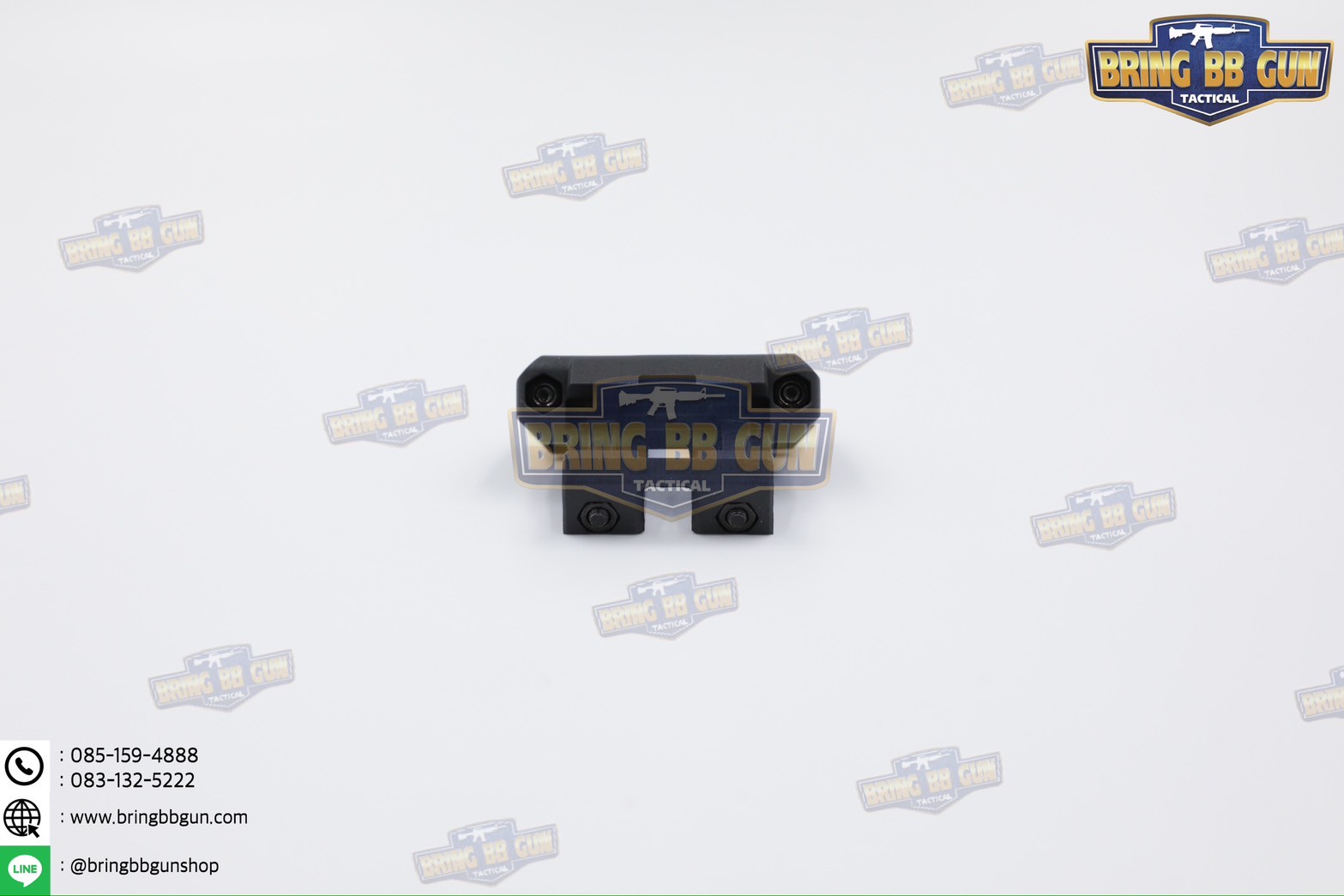 เคสสวิตซ์หางหนูแบบคู่ จับราง Picatinny (เอียง45องศา) (เคสสวิตซ์หางหนู2ทาง) (Dual Picatinny Offset for Modbutton Lite)