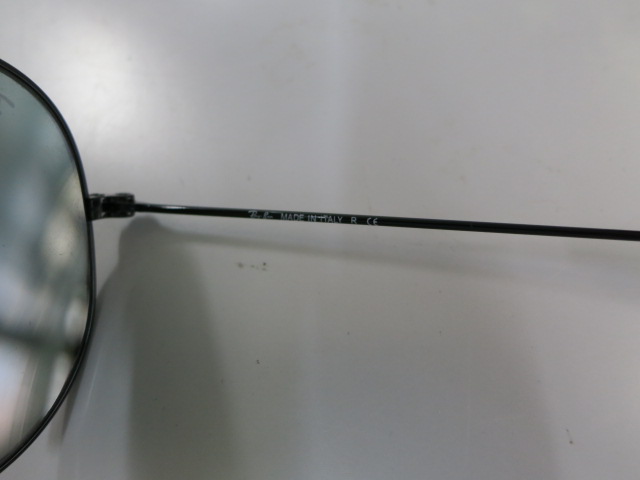 **ขายแล้ว**แว่นกันแดด Ray-Ban รุ่น RB3025 L2823 BLACK AVIATOR 58#14 ของใหม่