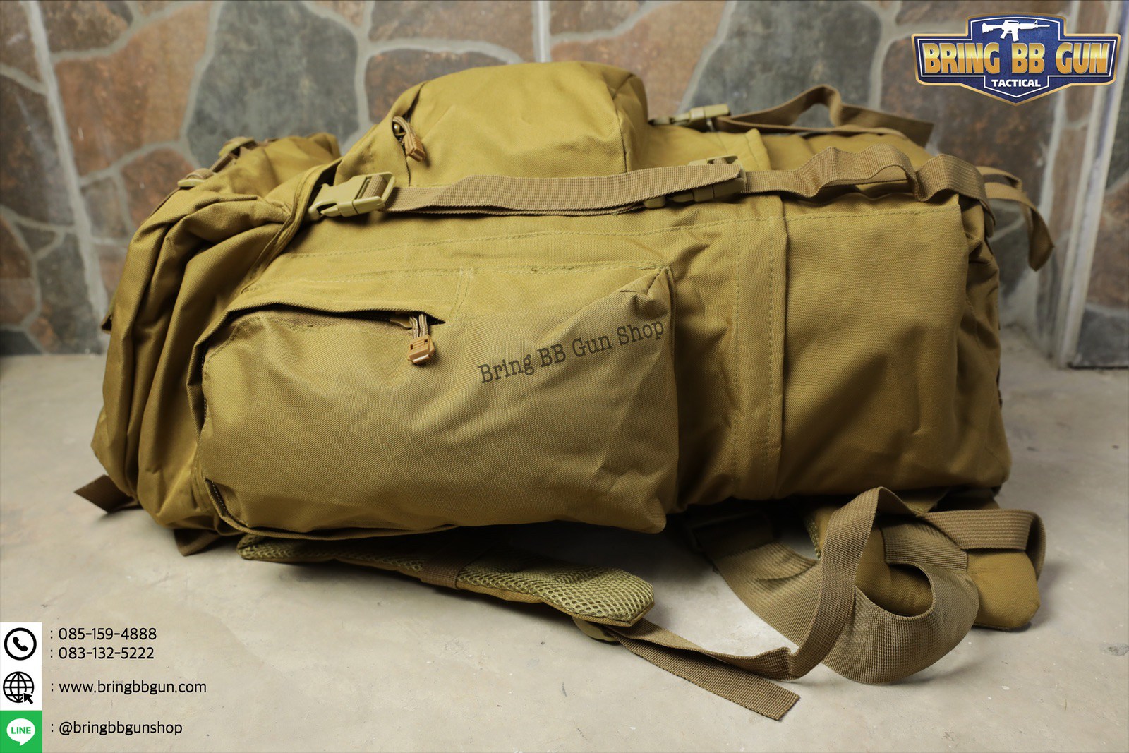 กระเป๋าเป้ รุ่นโครงเหล็ก