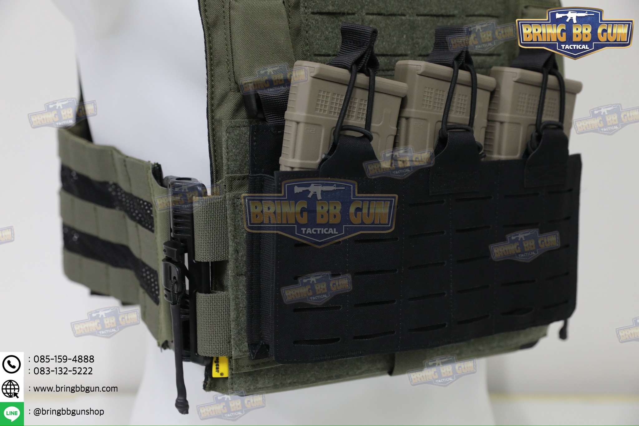 เพ้าแม็กกาซีนปืนยาว (แบบผ้า) รุ่น UTA (X-Wildbee) (UTA X-Wildbee Tactical plate Carrier)