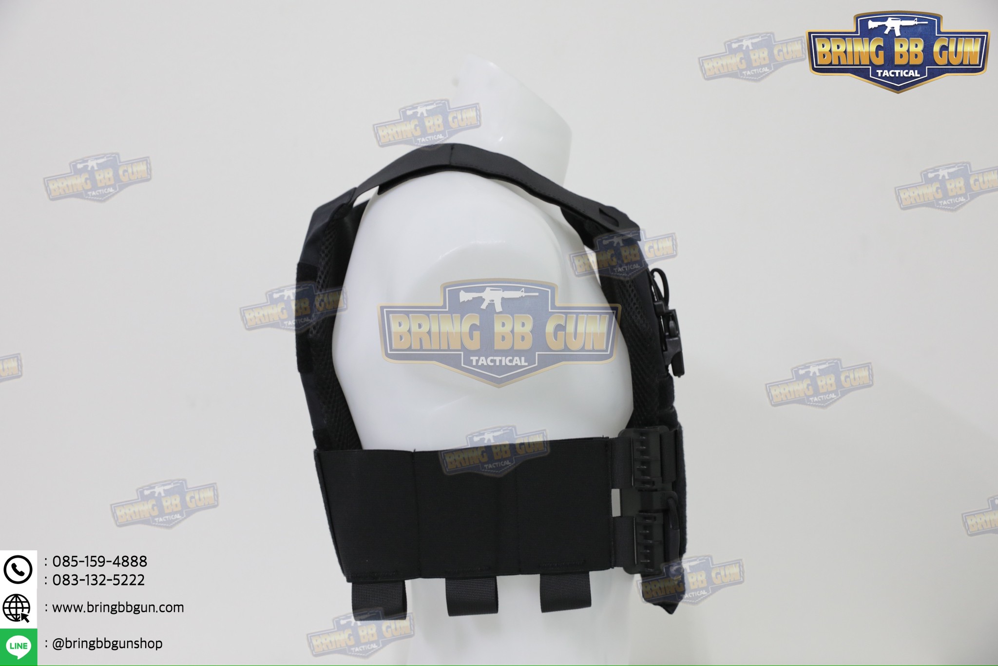 ชุดเซ็ตปลดเสื้อเกราะไว (ชุดสายโอบ-ปลดไว แบบยางยืด) (QD Elastic Cummerbund)