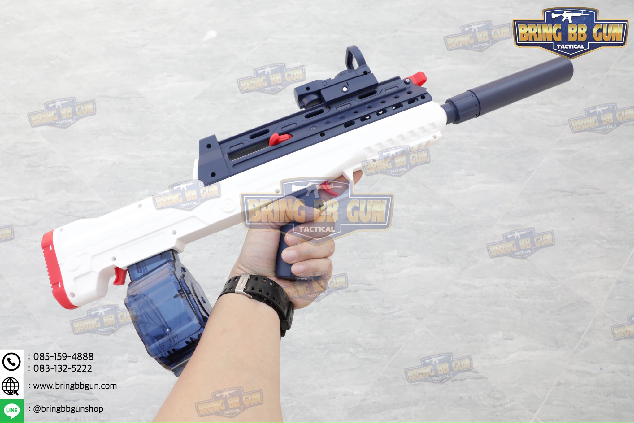 ปืนฉีดน้ำไฟฟ้า รุ่น QBZ (Type 95) (ปืนฉีดน้ำของเล่น) (ปืนฉีดน้ำอัตโนมัติ) (ยิงได้ต่อเนื่อง)