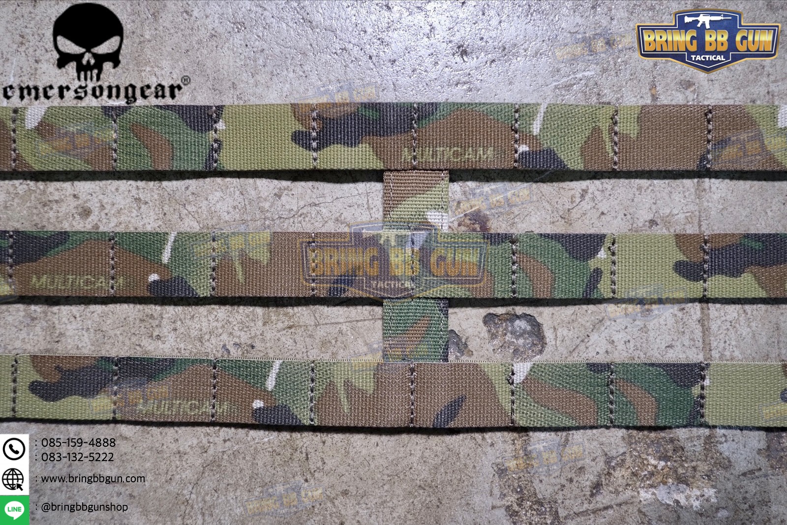 ชุดเซ็ตปลดเสื้อเกราะไว (ชุดสายโอบ-ปลดไว) ยี่ห้อ Emerson (Vest single point quick release Mesh Cummerbund) (Quick Release Cummerbund Set)