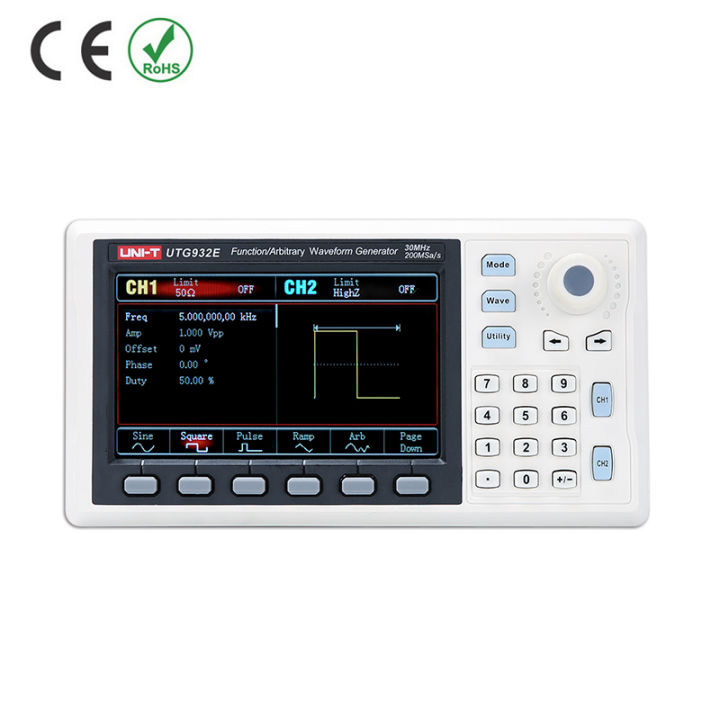 UNI-T UTG932E Waveform Generator 30MHz เครื่องกำเนิดสัญญาณ เครื่องกำเนิดสัญญาณรูปคลื่นไฟฟ้า