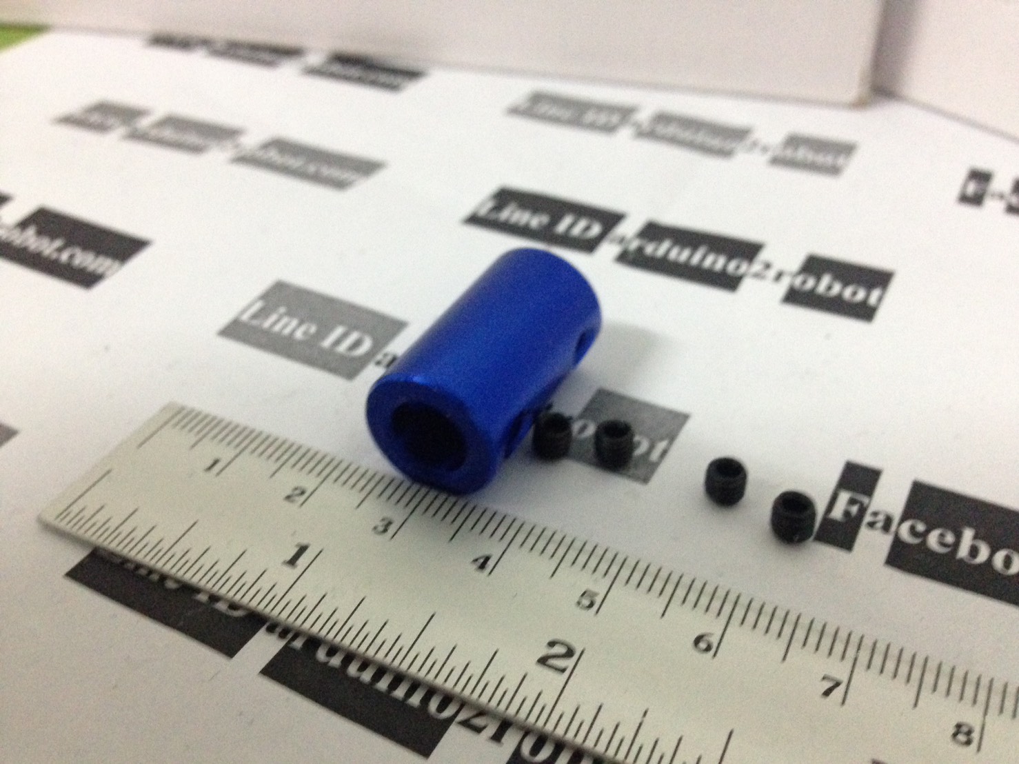 Aluminum Coupling 5 mm x 8mm x 25 mm