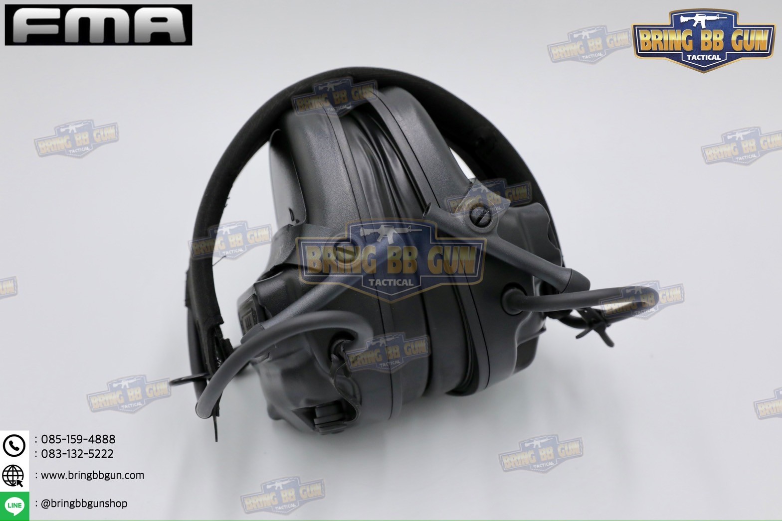 หูฟังสื่อสารตัดเสียงได้ FCS Falcon ยี่ห้อ FMA (FCS Falcon Ears Tactical Communication Headset)