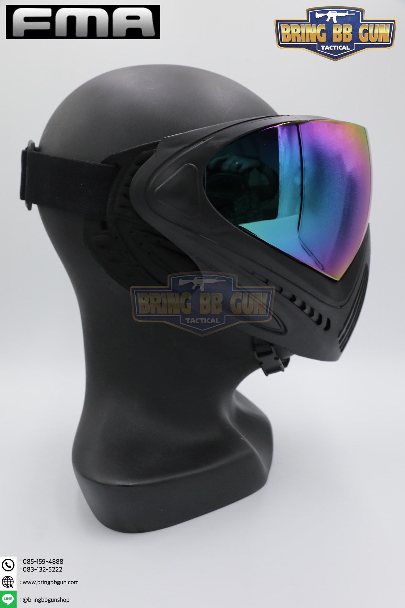 หน้ากาก F1 ยี่ห้อ FMA รุ่น เลนส์ 1 ชั้น