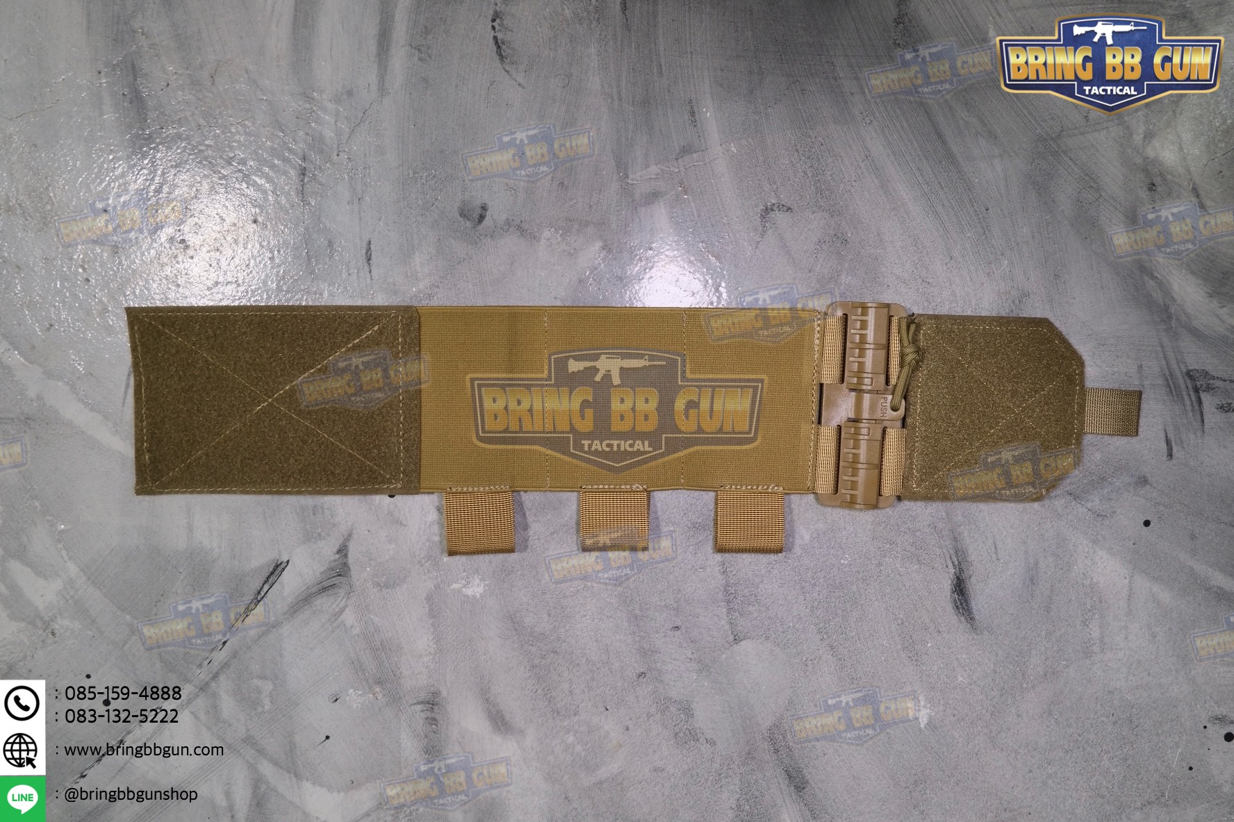 ชุดเซ็ตปลดเสื้อเกราะไว (ชุดสายโอบ-ปลดไว แบบยางยืด) (QD Elastic Cummerbund)