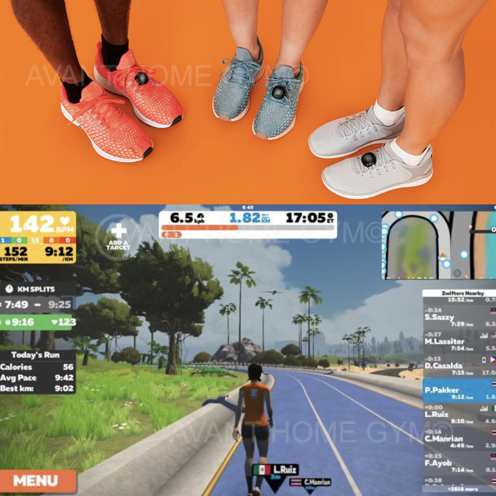 ส่งฟรี !!]Zwift Run Pod ติดตามการวิ่ง รุ่นใหม่ล่าสุด กันน้ำและฝน เชื่อมต่อกับอุปกรณ์ของคุณเพื่อให้คุณสามารถฝึก