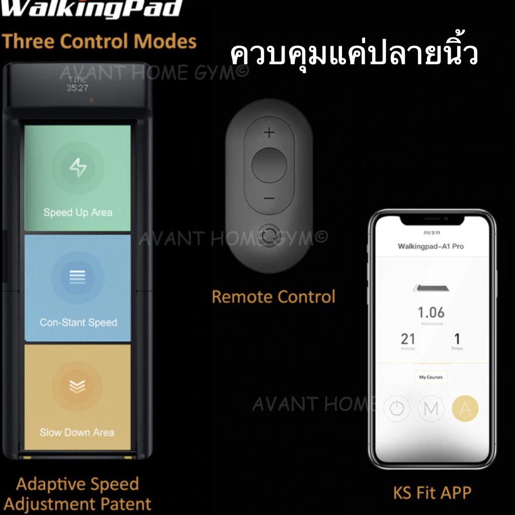 พร้อมส่ง* [ส่งฟรี !!] ลู่วิ่งไฟฟ้า ลู่เดิน Treadmill xiaomi kingsmith A1 pro Global Version kingsmith A1pro ลู่วิ่ง xiaomi ลู่วิ่งไฟฟ้าขนาดเล็ก