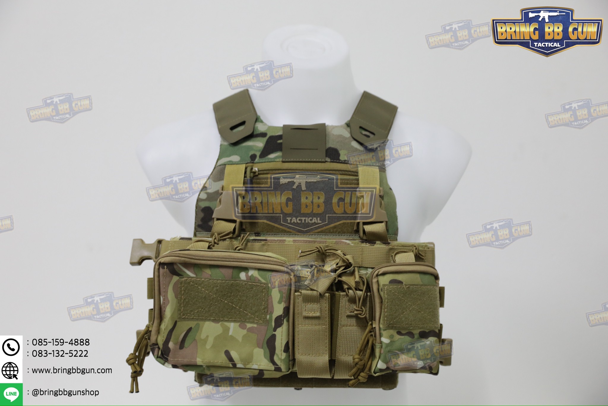 เสื้อเวส FCSK 2.2 (เสื้อเวส FCSK 2.0 + M4 Chest Rig) (FCSK 2.2 Plate Carrier) (FCSK 2.0 + M4 Chest Rig)