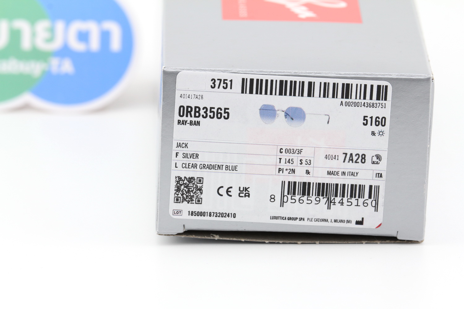 RayBan Jack RB3565 003/3F