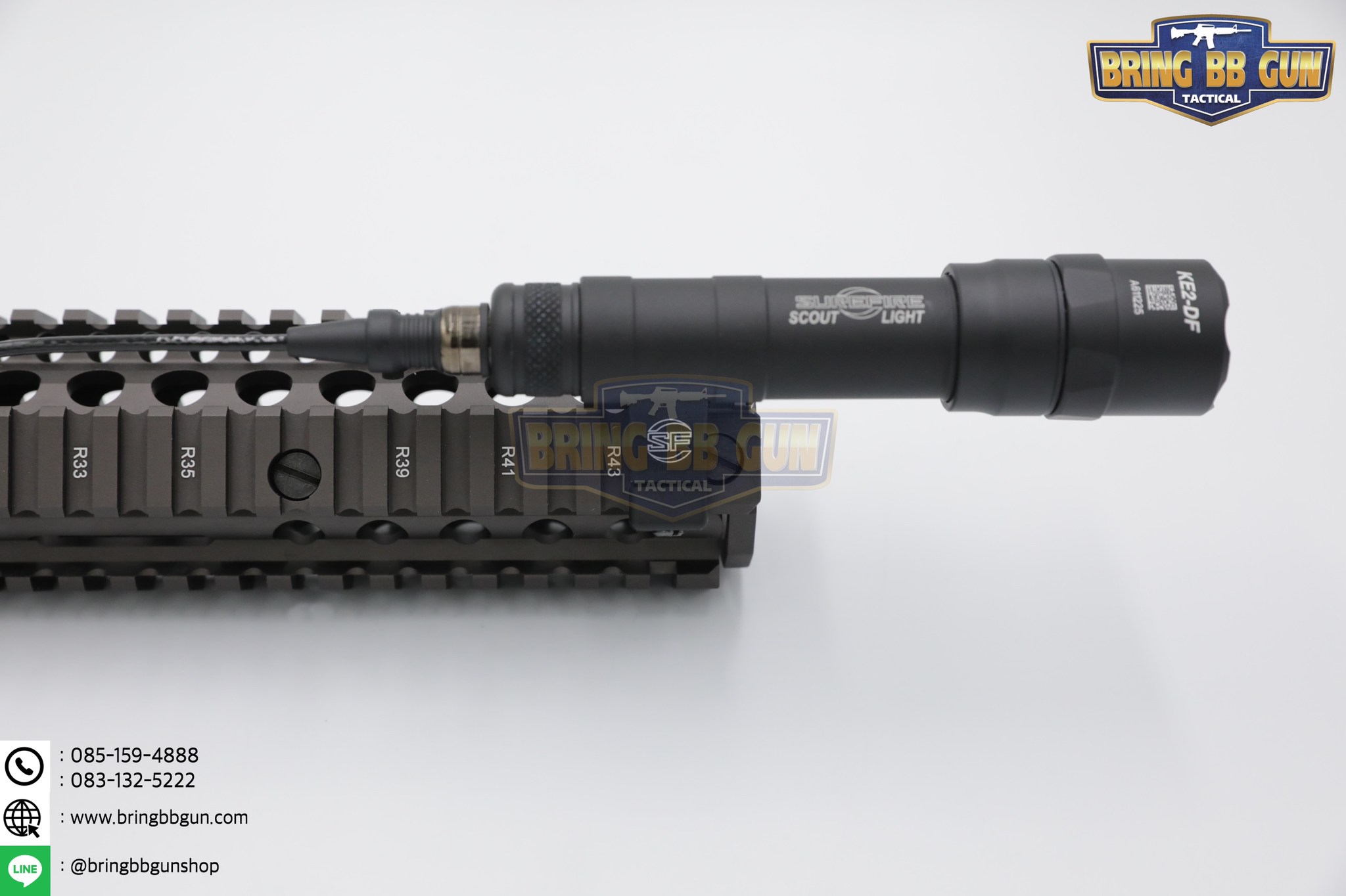 ไฟฉายติดปืน ยี่ห้อ Surefire รุ่น M640 (ขาปรับได้)