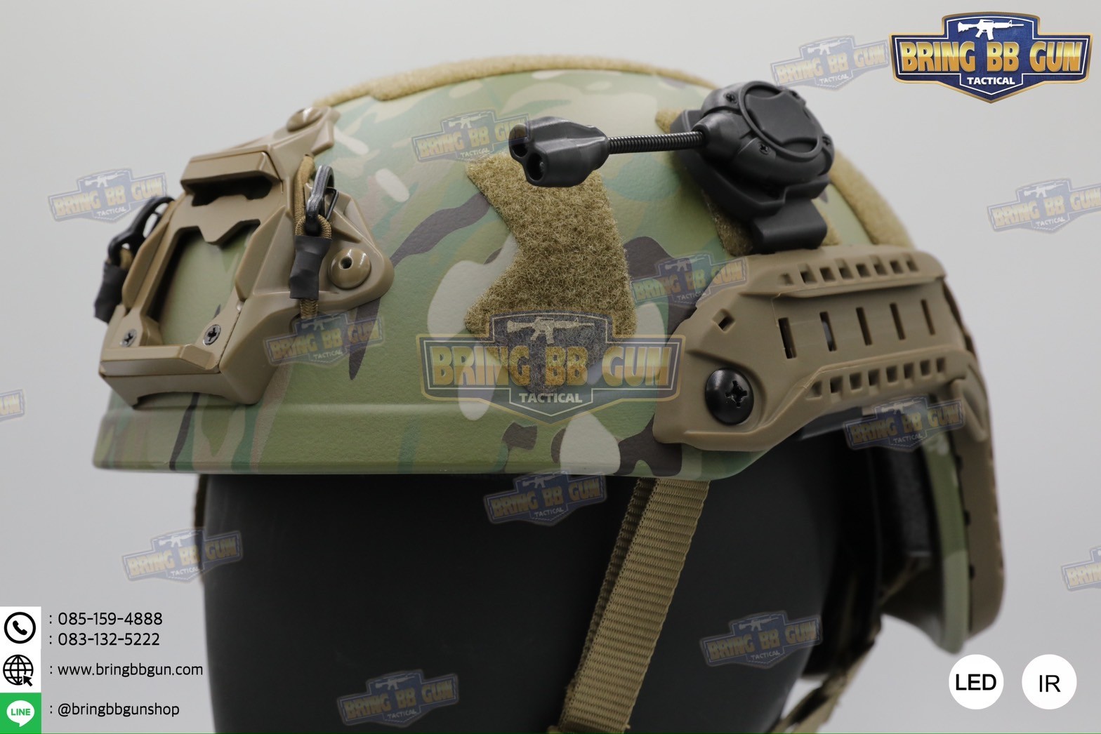 ไฟฉายติดหมวก Switch MPLS (Military Helmet Light System) (ไฟฉายติดหมวกทรง Princeton Tec)