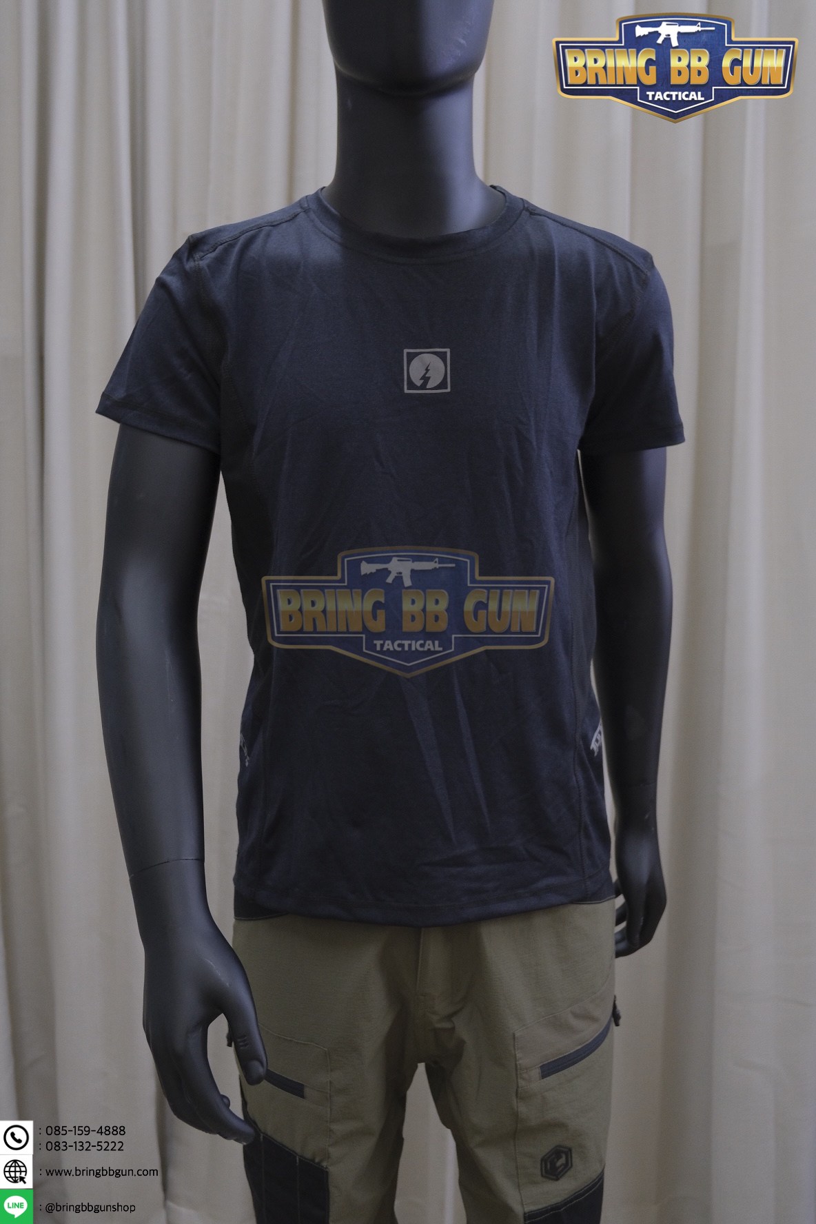 เสื้อยืดคอกลม ยี่ห้อ Thunderhead รุ่น แขนสั้น (เสื้อ IPSC , IDPA) (เสื้อแคมป์ปิ้ง) (เสื้อเดินป่า) (เสื้อออกกำลังกาย)