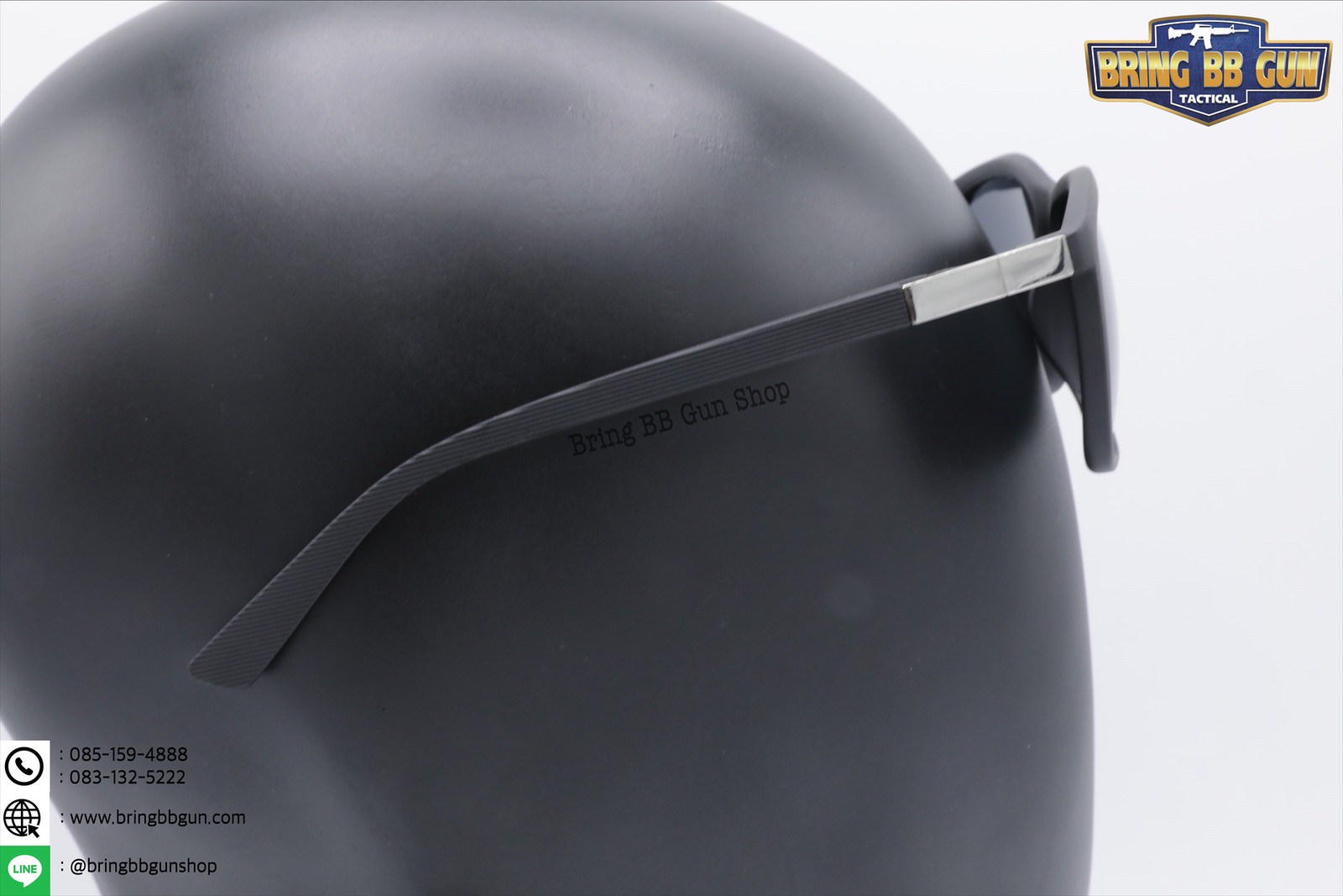 แว่นกันแดด เลนส์ Polarized (เลนส์โพลาไรซ์) รุ่น ทรงกรอบสี่เหลี่ยม