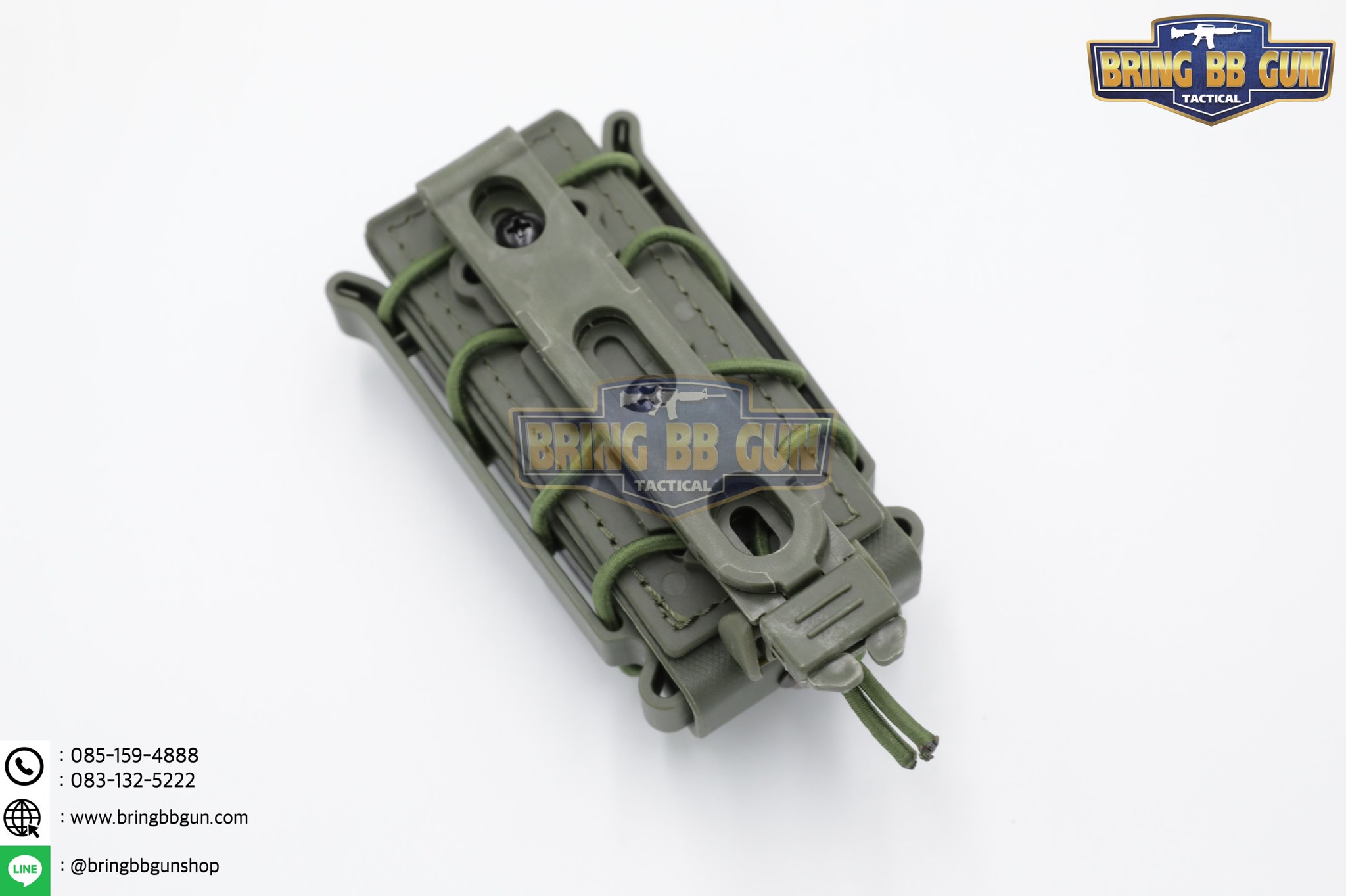 เพ้าเเม็กกาซีน Scorpion Soft Shell 9mm.&.45cal (ซองแม็กกาซีนปืนสั้น Scorpion Soft Shell) Scorpion Shape Soft Shell Magazine Pouch (9mm.&.45cal)