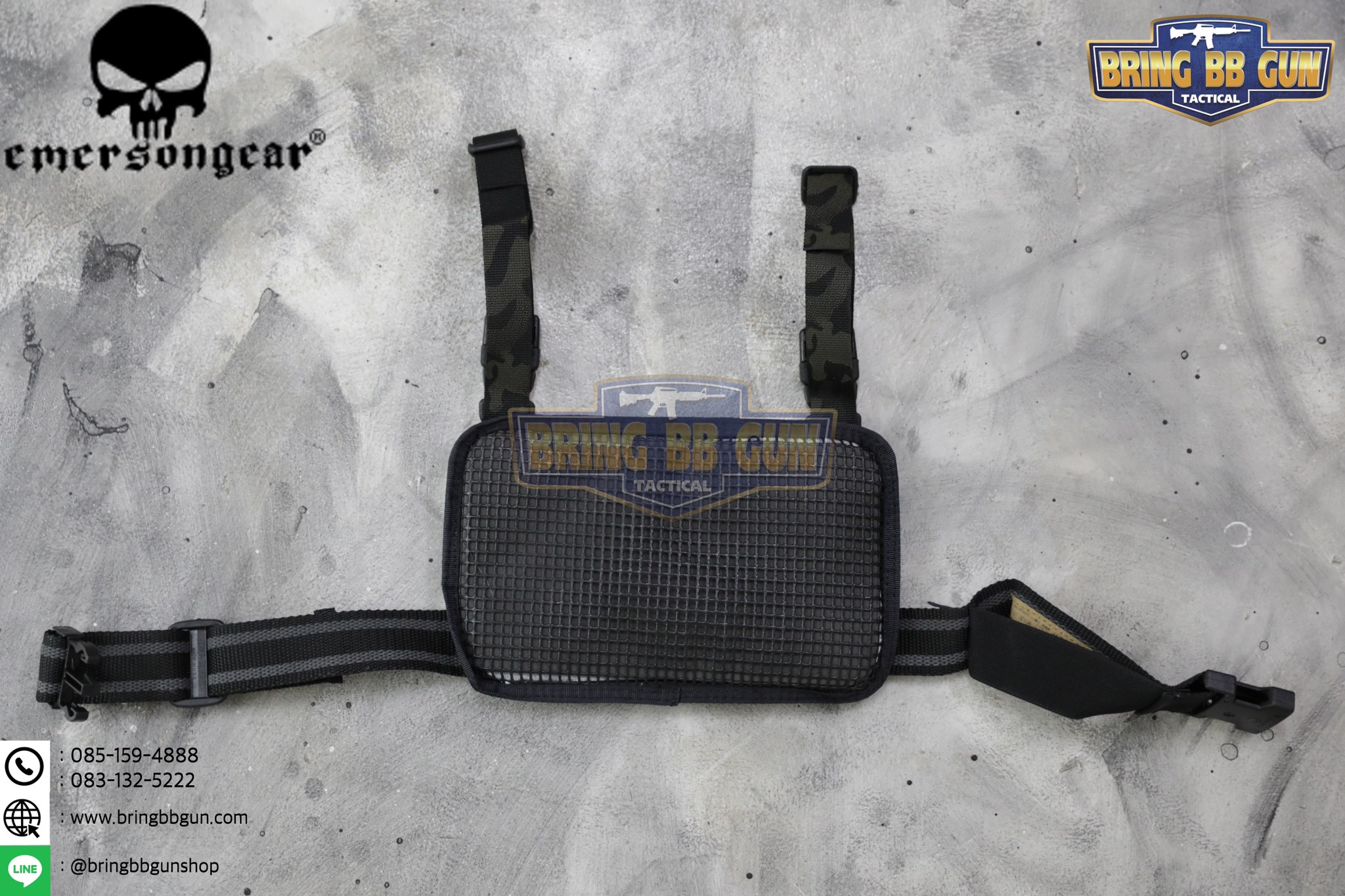 เพลทรัดต้นขาแบบ Molle ยี่ห้อ Emerson (Drop Leg Molle)