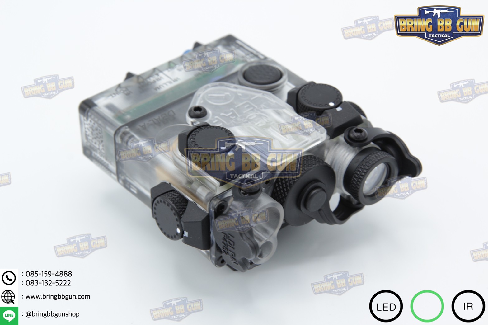 กล่องANPEQ-15A รุ่น DBAL-A2 บอดี้พลาสติก (Dual Beam Aiming Laser - Advanced2)