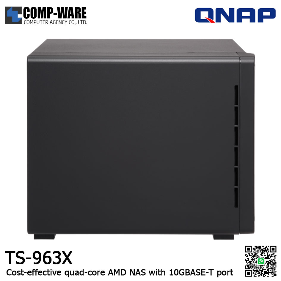 QNAP NAS (9-Bay) TS-963X (8GB RAM up to 16GB) AMD GX-420MC 2.0 GHz Quad-Core , No HDD