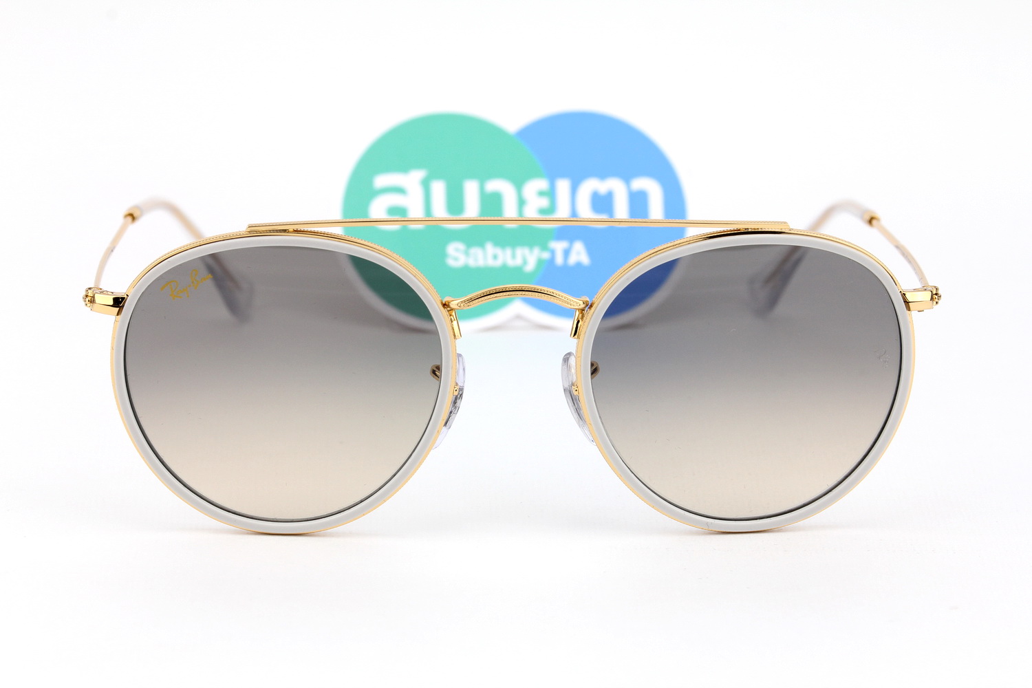 RayBan Round Double Bridge RB3647N 923632