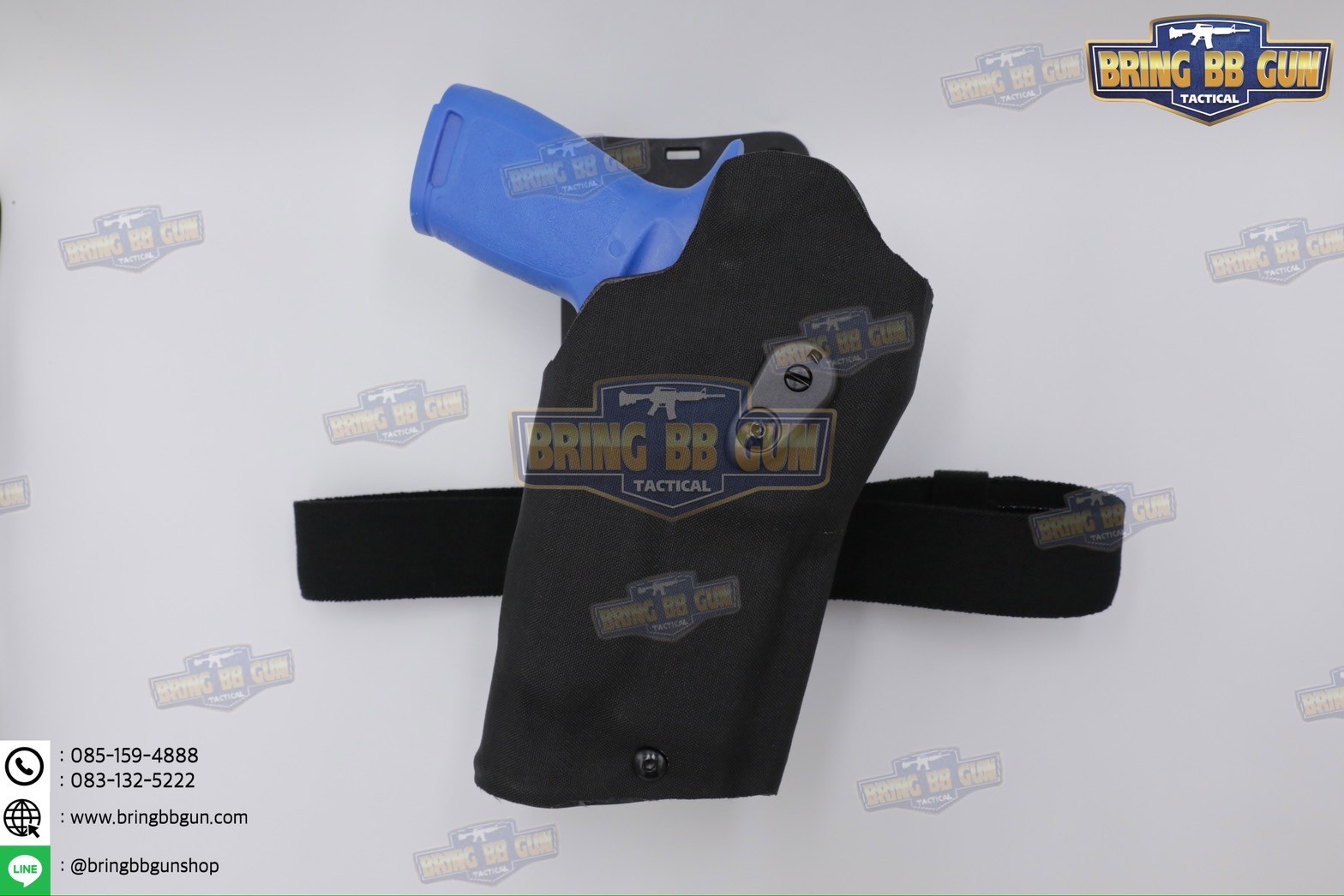 ซองปืนพกนอกปลดนิ้วโป้ง Sig Sauer P320 + ช่องไฟฉาย (ซองปืน 6354DO) (6354 DO) (P320 + X300)