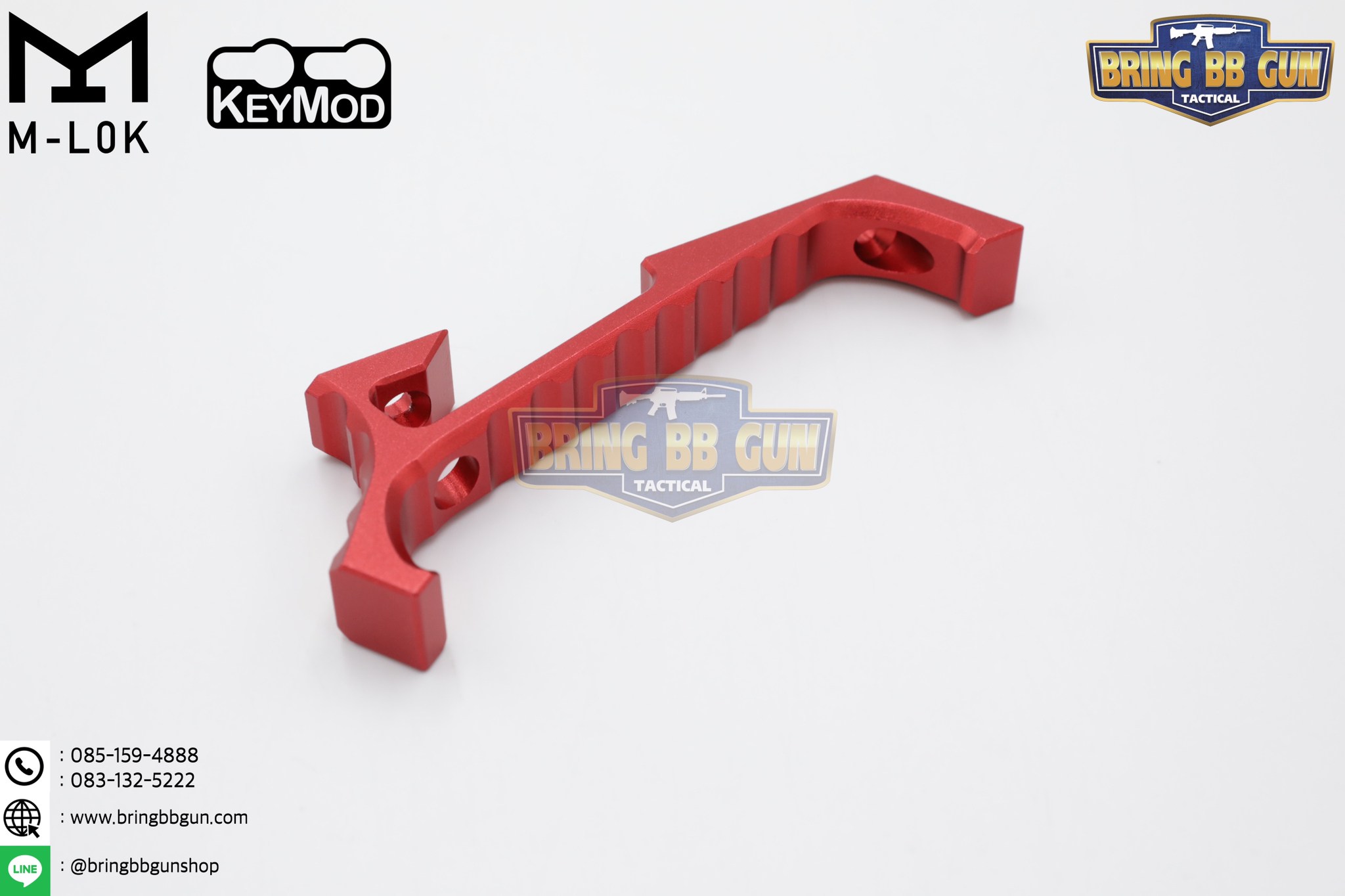 กริ๊ปมือหน้า VP23 (VP23 Tactical Angled Grip) (VP23 Tenaci Grip) (ใช้ได้กับชุดหน้าระบบราง M-Lok และ Keymod)