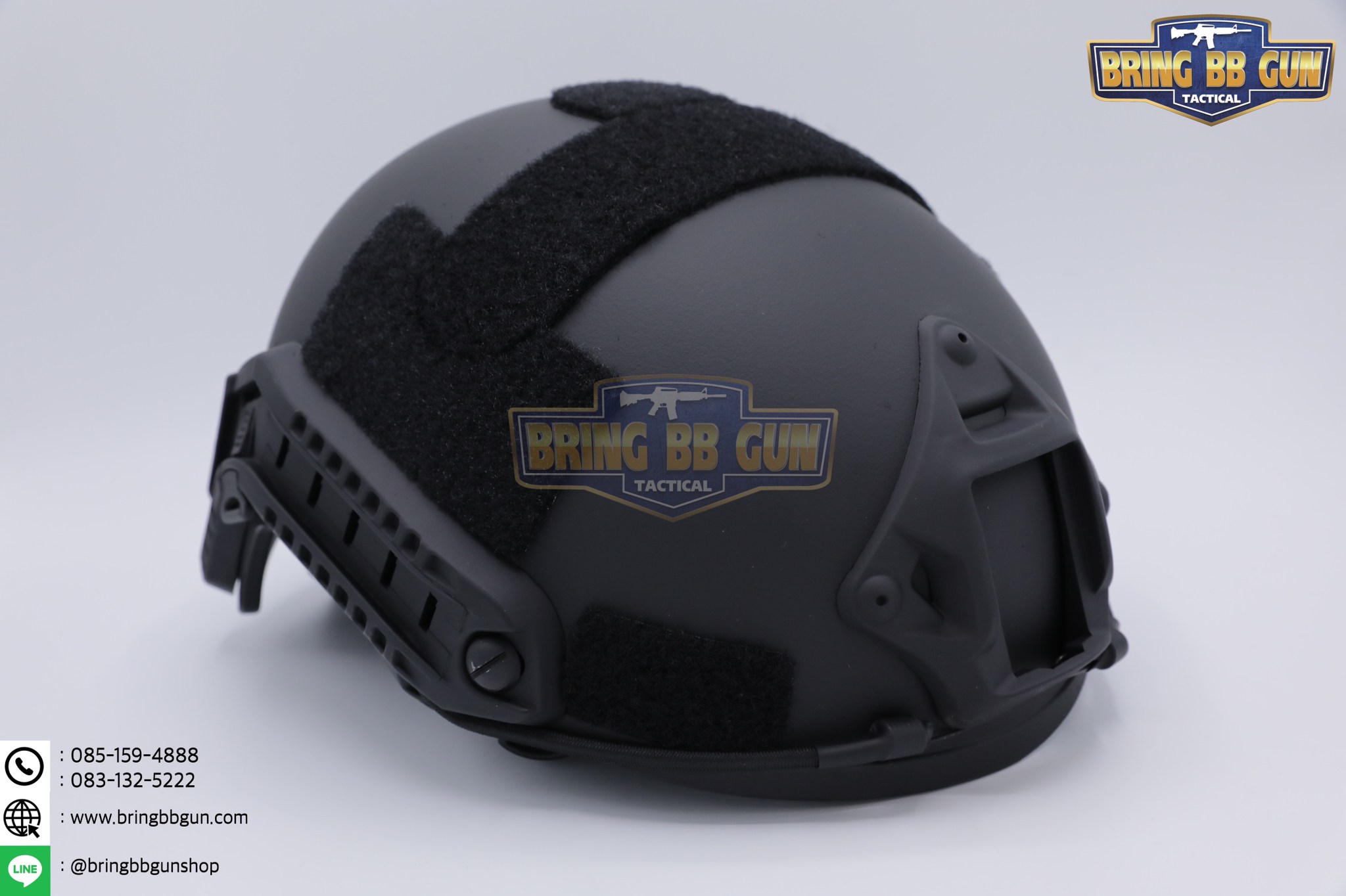หมวก Fast ปรับท้ายทอยได้(หมวกฟาส) (Fast Helmet MH type) รุ่น Upgrade Version No holes ปรับรัดท้ายทอย