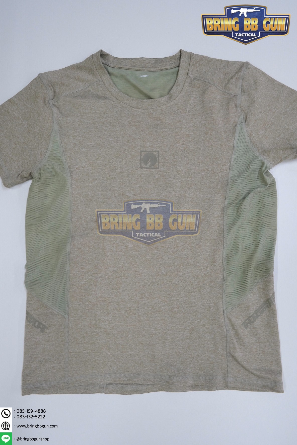 เสื้อยืดคอกลม ยี่ห้อ Thunderhead รุ่น แขนสั้น (เสื้อ IPSC , IDPA) (เสื้อแคมป์ปิ้ง) (เสื้อเดินป่า) (เสื้อออกกำลังกาย)