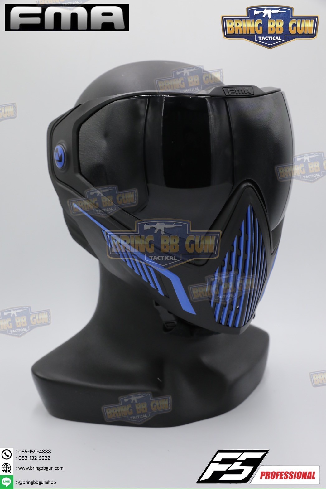 หน้ากาก F5 ยี่ห้อ FMA (FMA F5 STORM GOGGLE MASK) (F5 Professional) (Storm Goggle Mask)