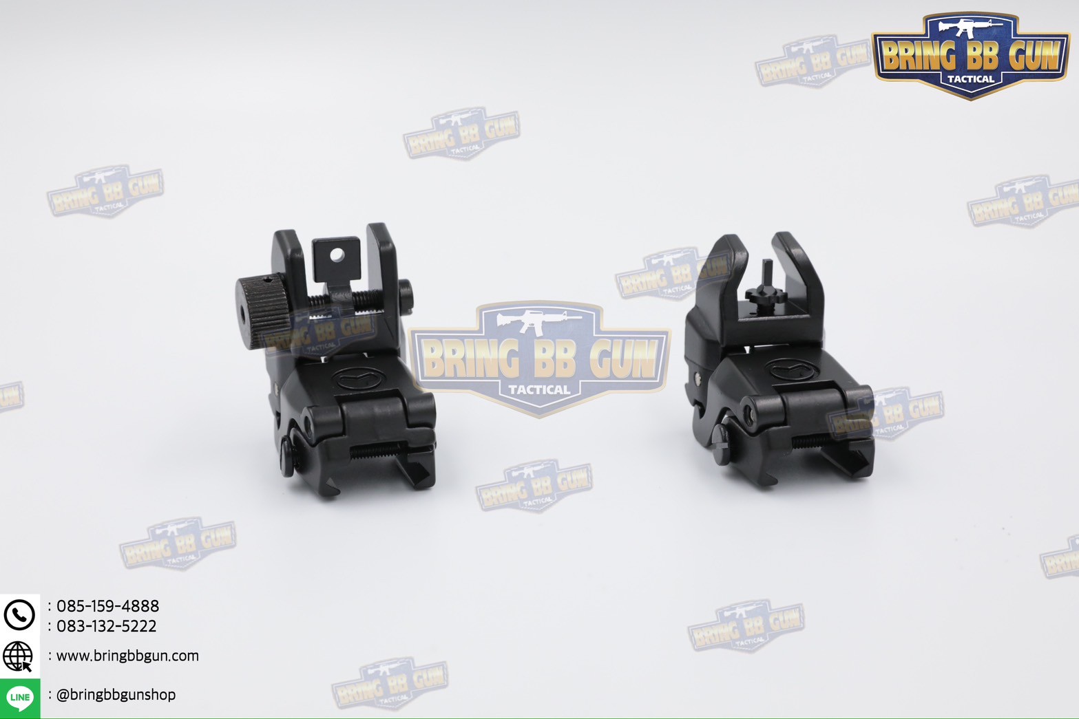 ศูนย์หน้า-หลังพับได้แบบโลหะ รุ่น MBUS