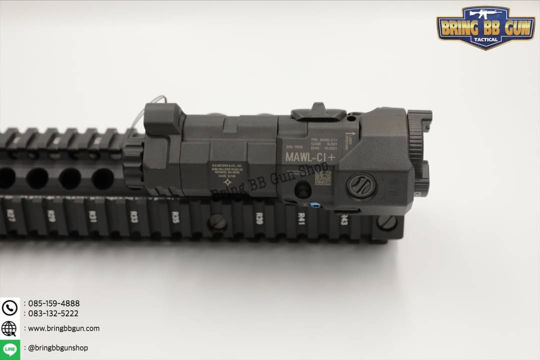 ไฟฉาย+เลเซอร์สีแดง+IR ยี่ห้อ Z&Z รุ่น MAWL-C1+ (MAWL-C1+IR Laser Aiming Device Replica)