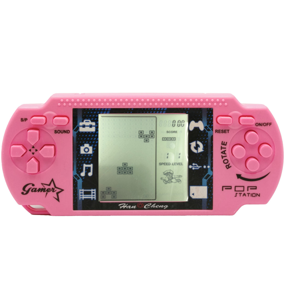 เกมคอนโซลกดกดคละสี เกมกดคลาสสิก ของเล่นเด็ก ของเล่นใส่ถ่าน T001-DD024639B0 - 6267993423801