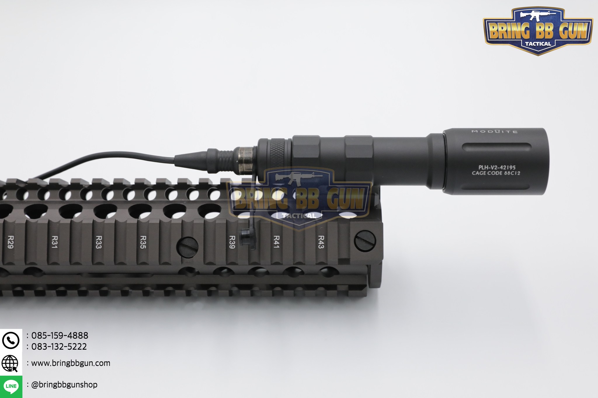 ไฟฉายติดปืน ยี่ห้อ Modlite รุ่น PLHv2-18650 (ตัวยาว) (Modlite PLHv2-18650)